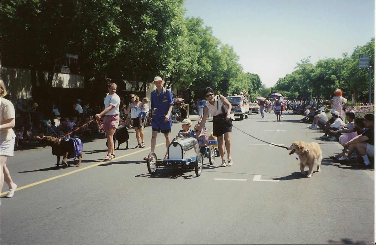 At the first pet parade
